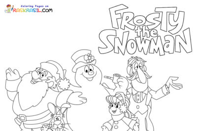 Frosty the Snowman Coloring Pages