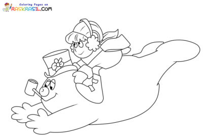Frosty the Snowman Coloring Pages