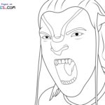 Raskrasil.com-Furious-Jake-Sully-Avatar-2-Coloring-Pages