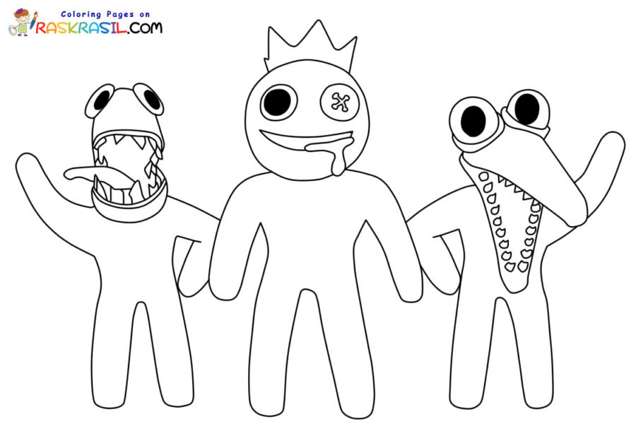 Desenhos de Rainbow Friends para Colorir