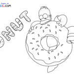 Raskrasil.com-Homer-Eating-Donut-Coloring-Pages