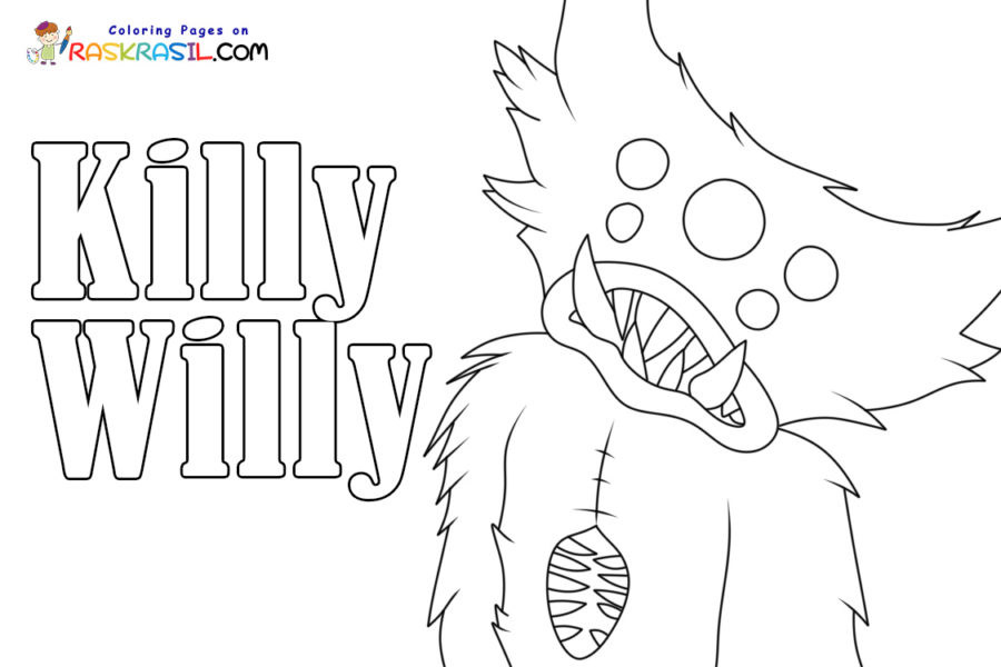 Desenhos de Killy Willy para Colorir