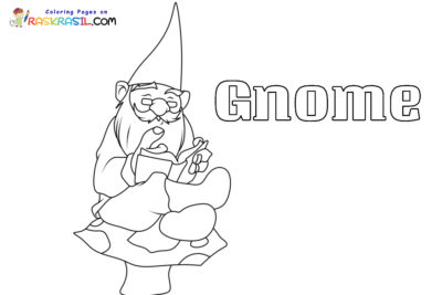 Розмальовки гномів для друку