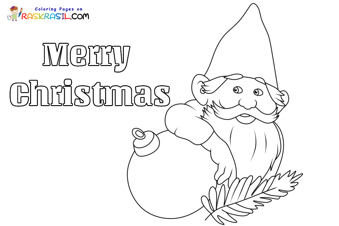 Raskrasil.com-New-Coloring-Pages-Gnome-Merry-Christmas