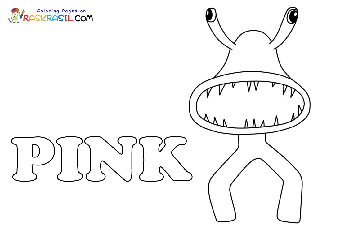 Pink Rainbow Friends Roblox Coloring Page  Free kids coloring pages,  Coloring pages for kids, Detailed coloring pages