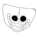 Raskrasil.com-Project-Playtime-Coloring-Pages-Huggy-Wyggy-Face