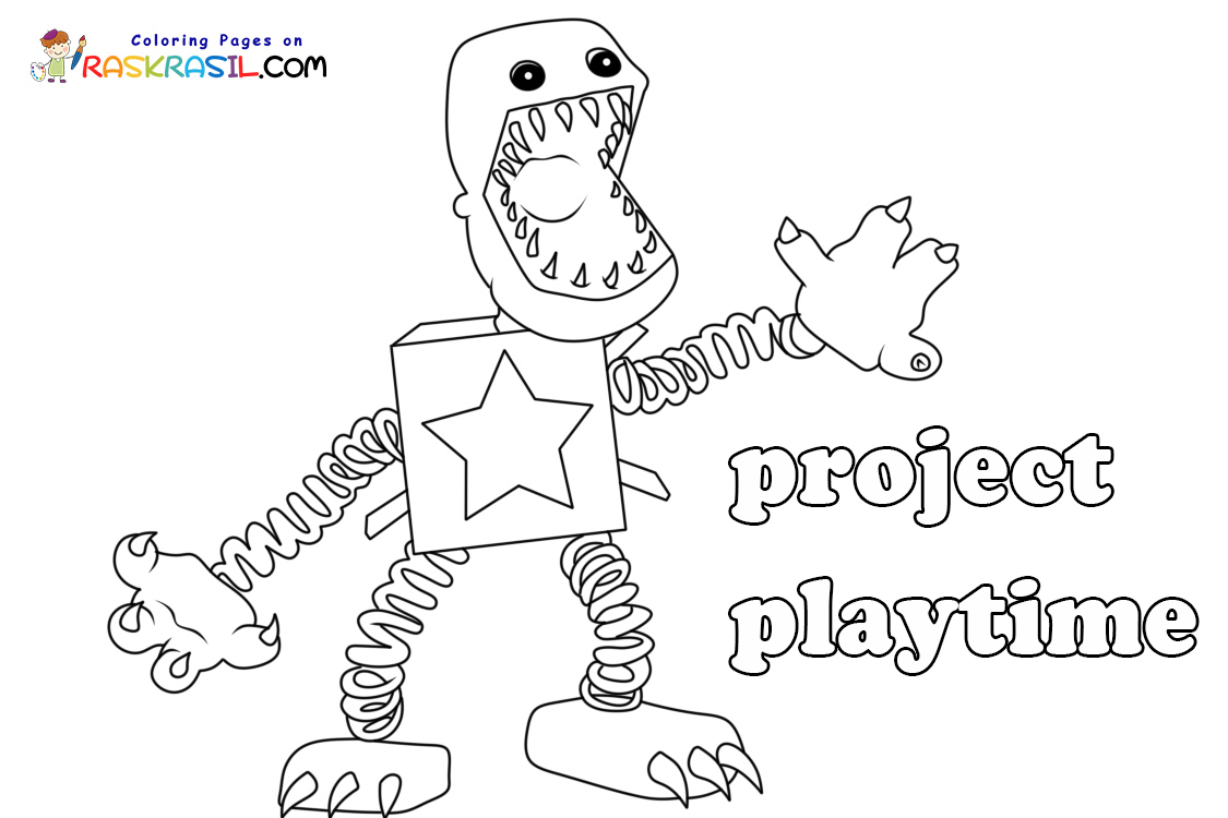 Desenhos do Project Playtime para Colorir