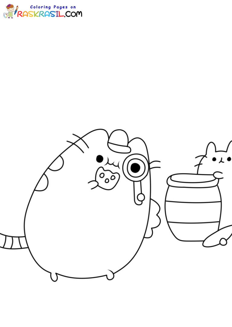 Pusheen Coloring Pages