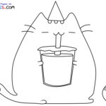 Raskrasil.com-Pusheen's-birthday-Coloring-Pages