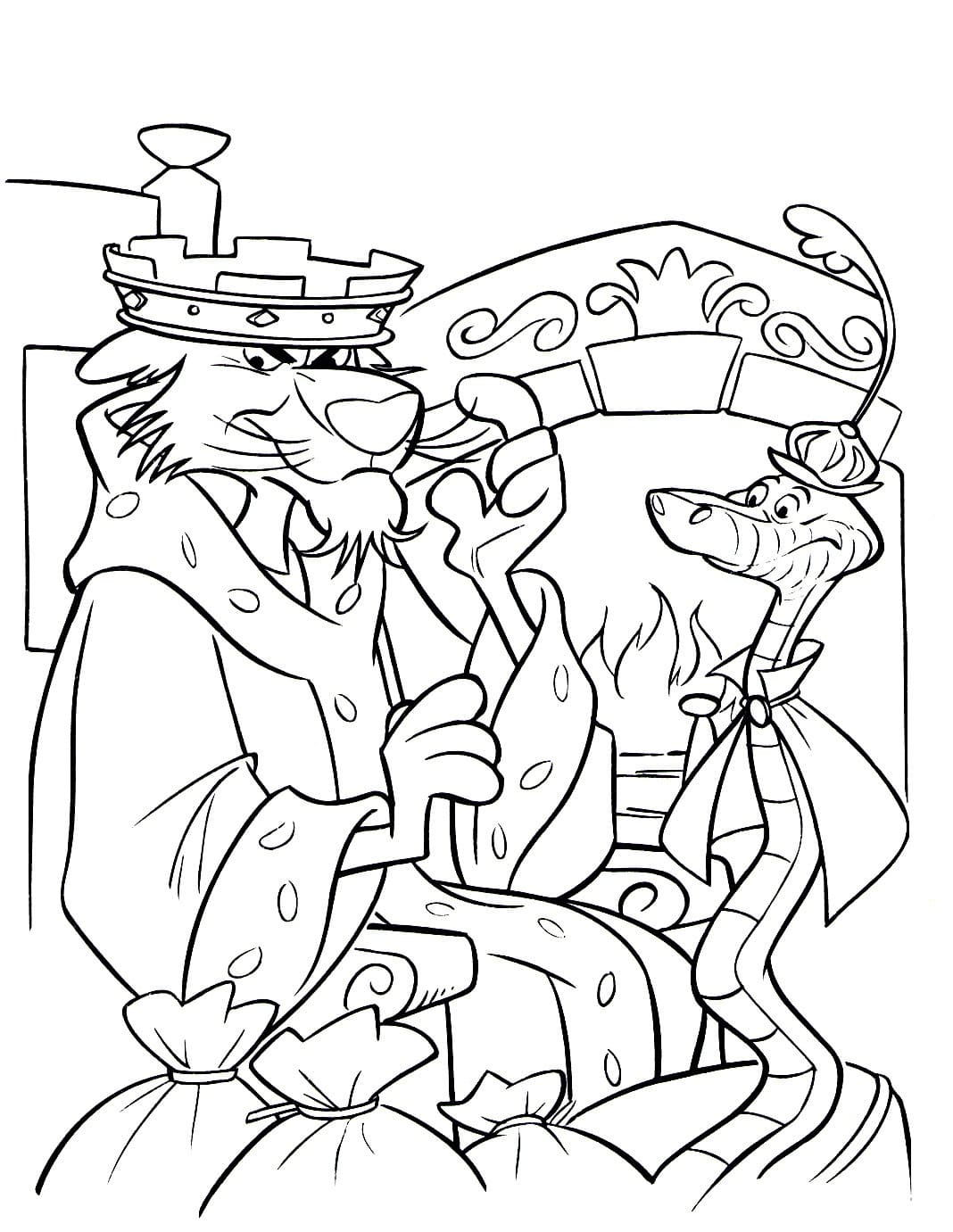 Raskrasil.com-Robin-Hood-Coloring-Pages-1