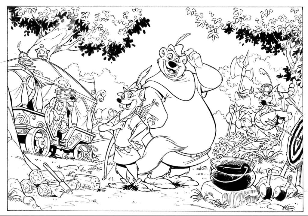 Raskrasil.com-Robin-Hood-Coloring-Pages-9