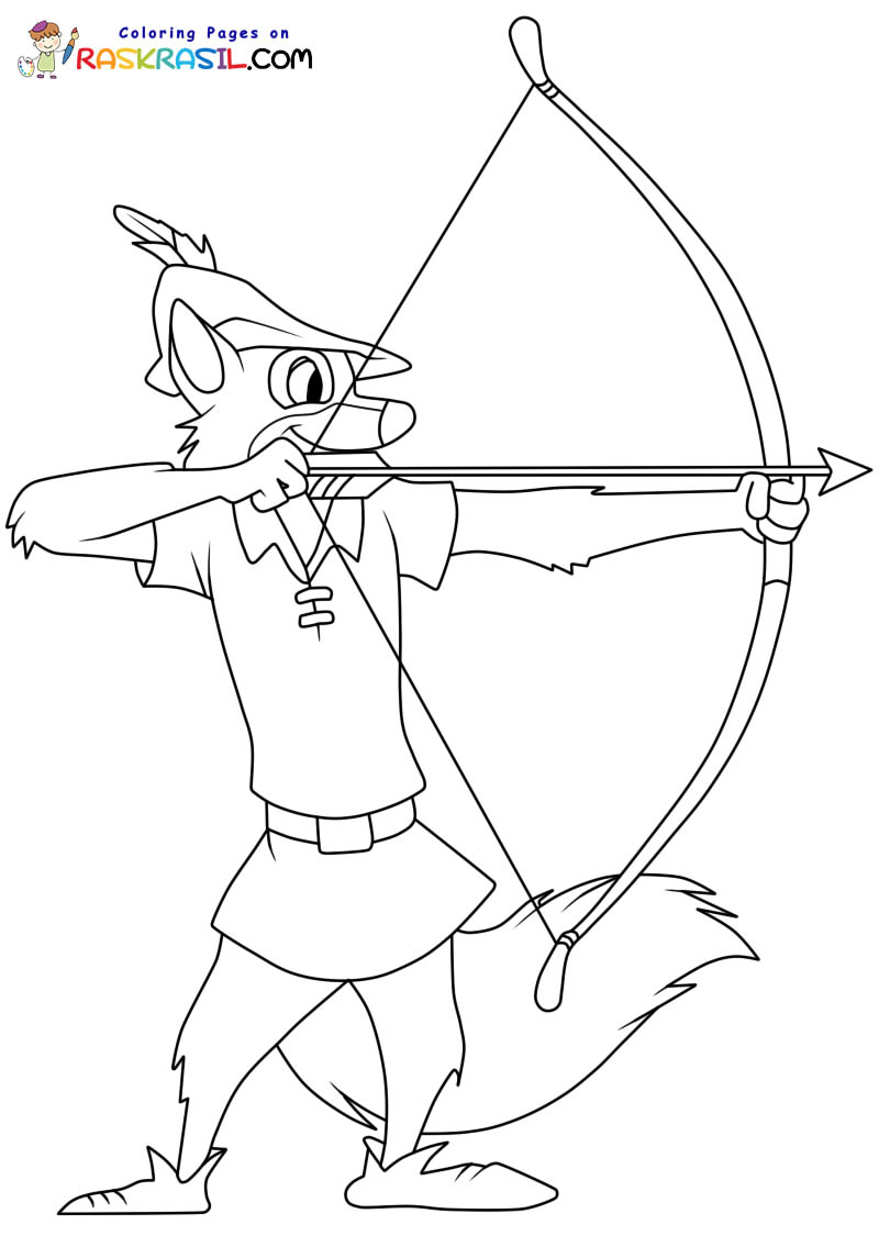 Raskrasil.com-Robin-Hood-New-Coloring-Pages-3