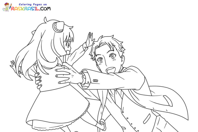 Coloriage Spy x Family à imprimer
