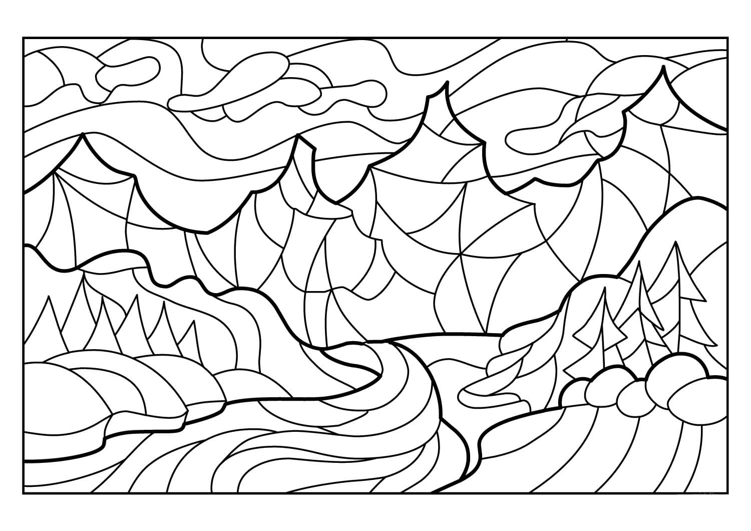 Raskrasil.com-Stained-Glass-Coloring-Pages-12