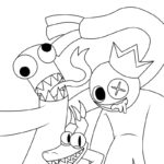 Raskrasil.com-Three-Rainbow-Friends-Coloring-Pages
