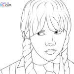 Raskrasil.com-Wednesday-Addams-Jenna-Ortega-Coloring-Pages-6