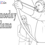 Raskrasil.com-Wednesday-Addams-and-Xavier-Thorpe-Coloring-Pages