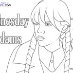 Raskrasil.com-Wednesday-Addams-with-Thing-Coloring-Pages