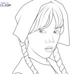 Raskrasil.com-Wednesday-Netflix-Coloring-Pages-1