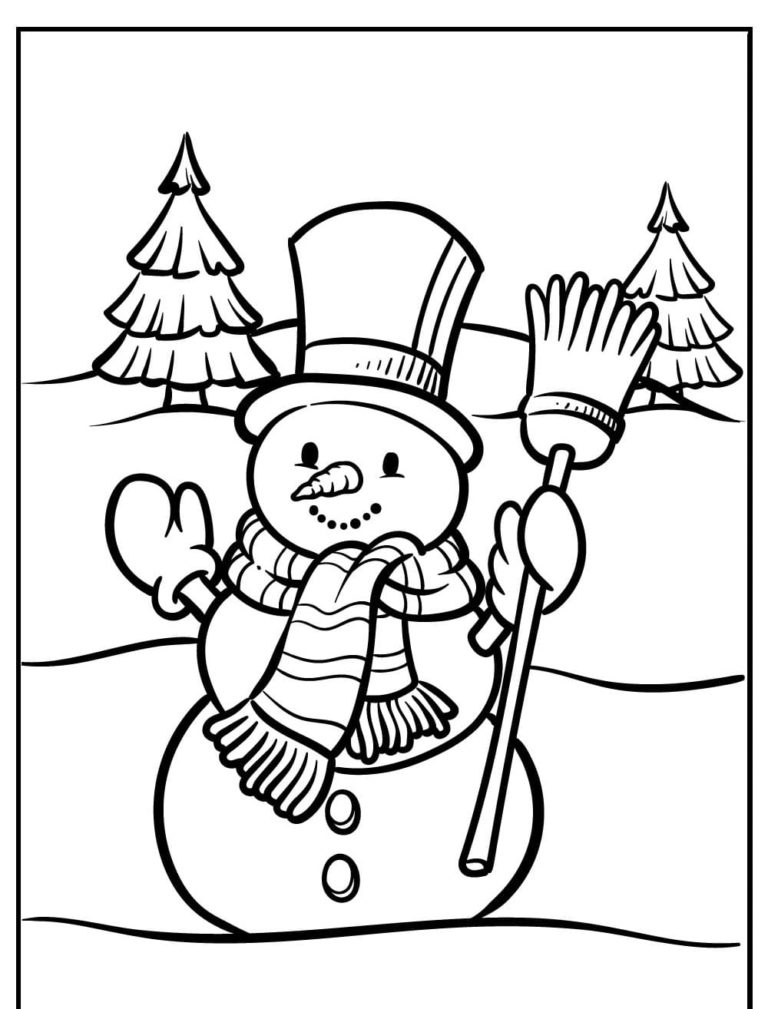 Winter Wonderland Coloring Pages