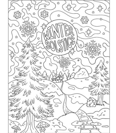 Winter Wonderland Coloring Pages