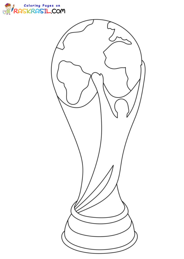 Coloriage Coupe du Monde à imprimer
