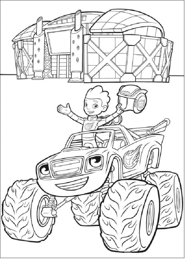 Blaze and the Monster Machines Coloring Pages