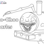Raskrasil.com-Choo-Choo-Charles-Coloring-Page