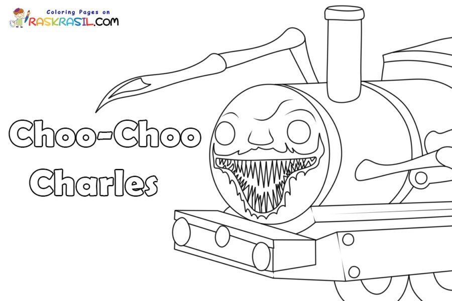 Choo Choo Charles Coloring Pages