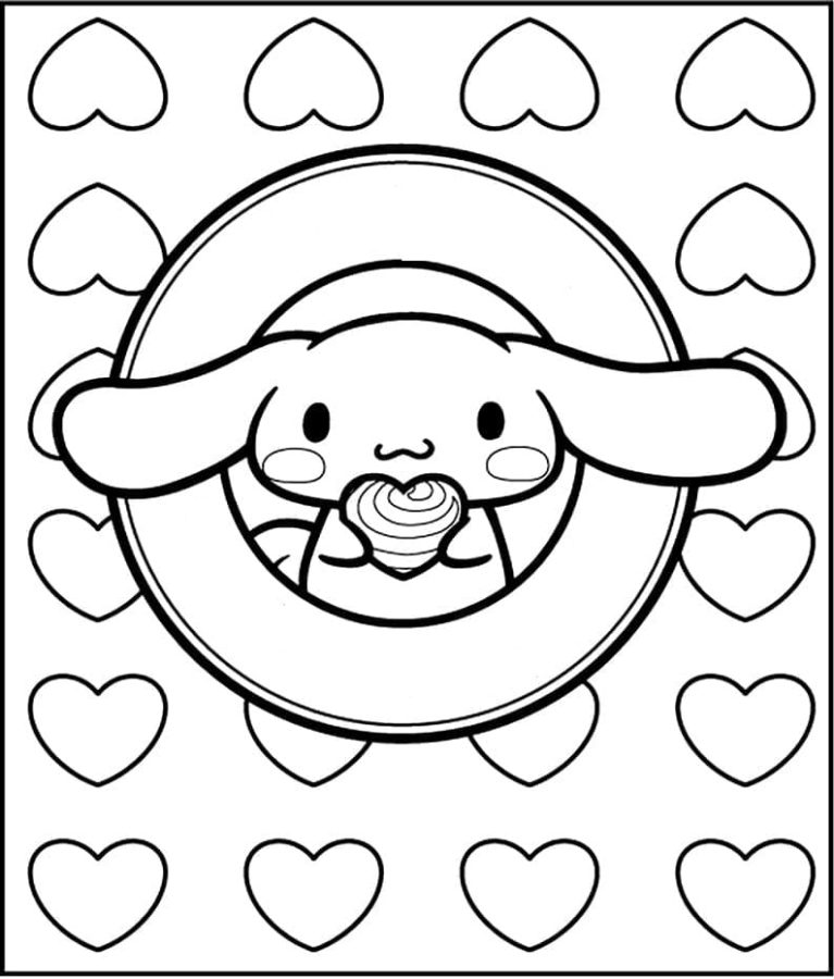 cinnamonroll coloring pages