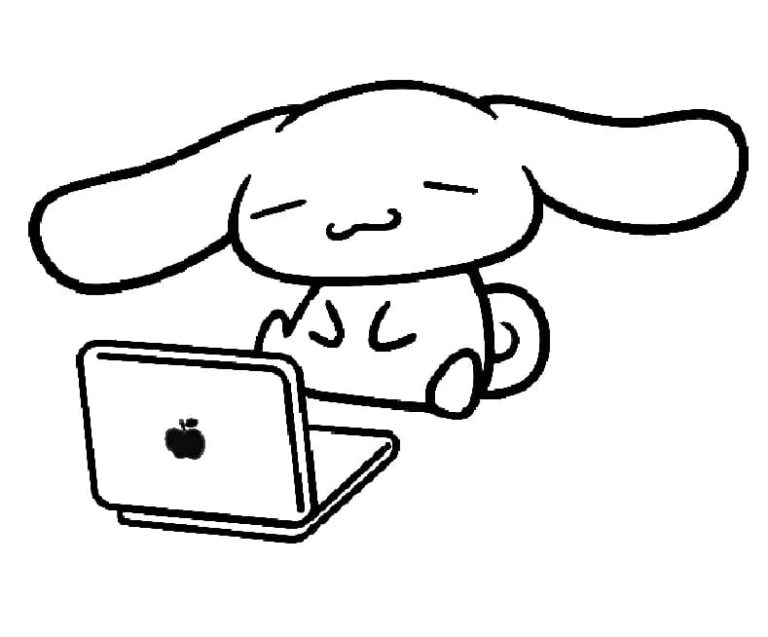 Coloriage Cinnamoroll à imprimer