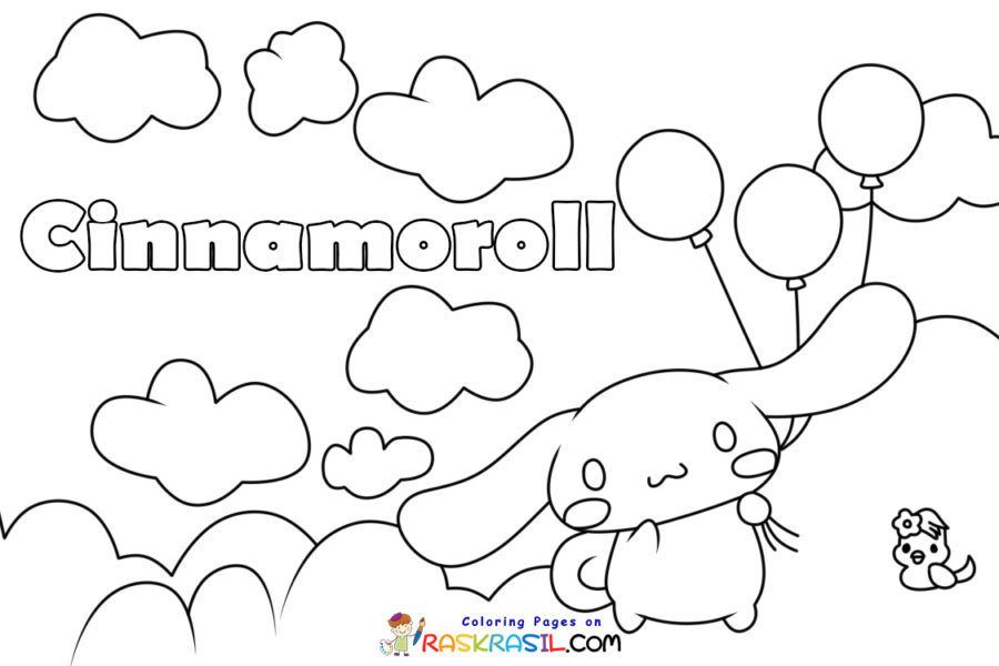 Kolorowanki Cinnamoroll | Darmowe Malowanki do wydruku