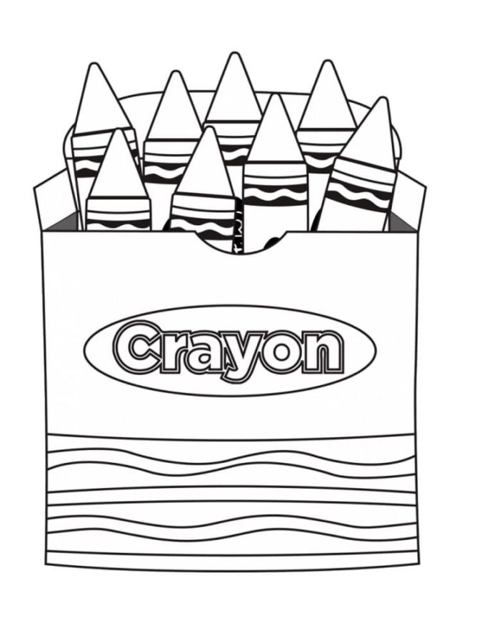 Dibujos de Crayones para Colorear