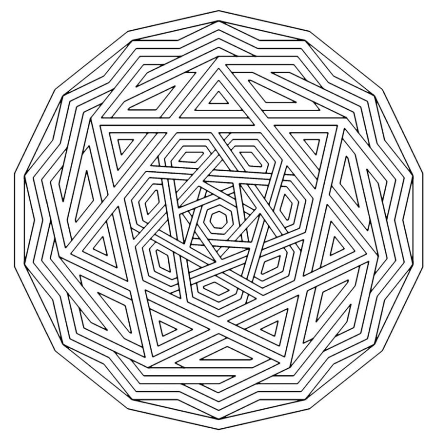 Geometric Coloring Pages