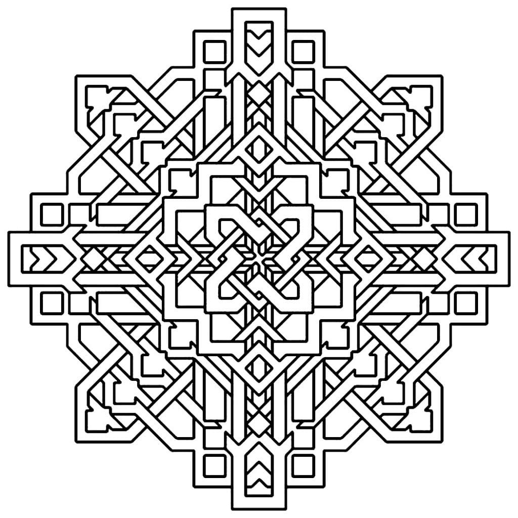 Geometric Coloring Pages