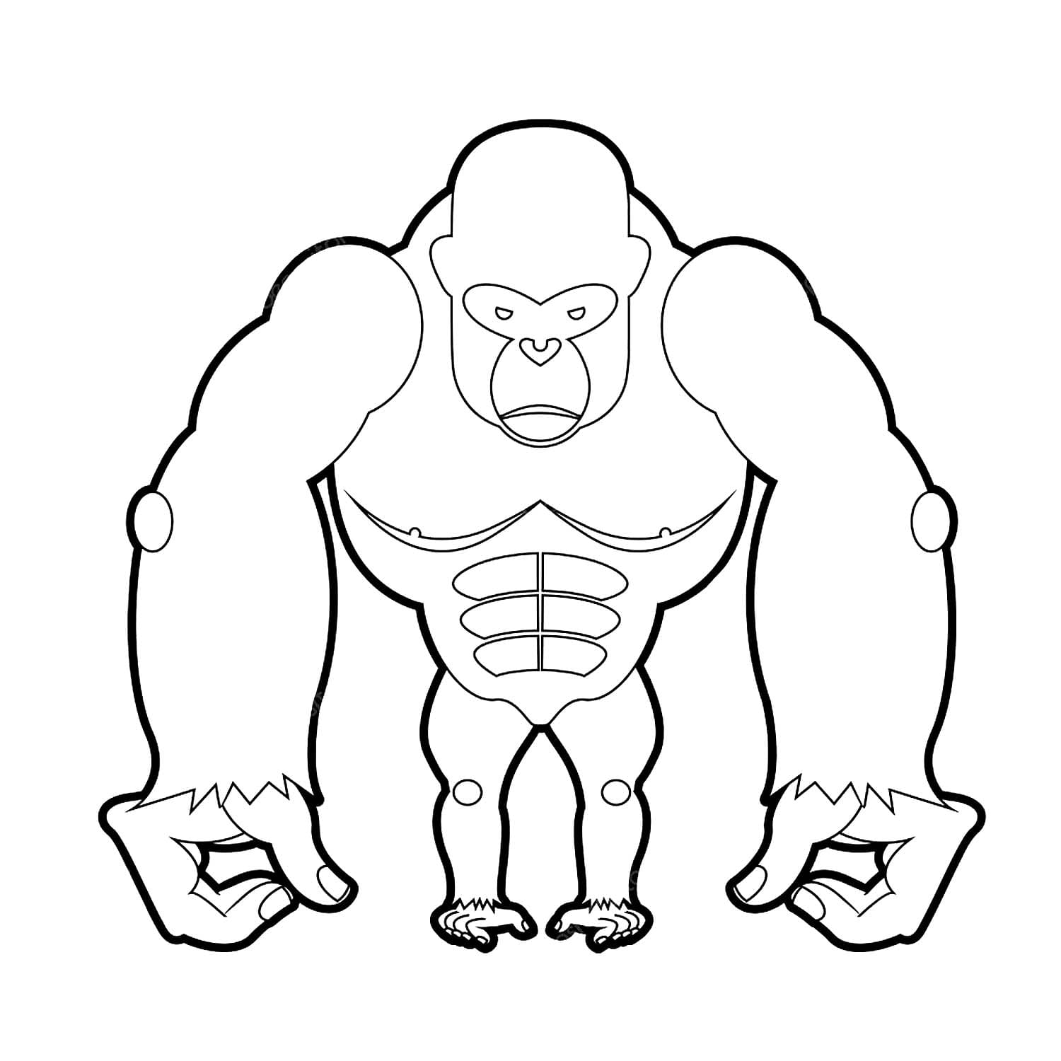 Raskrasil.com-Coloring-Pages-Gorilla-54