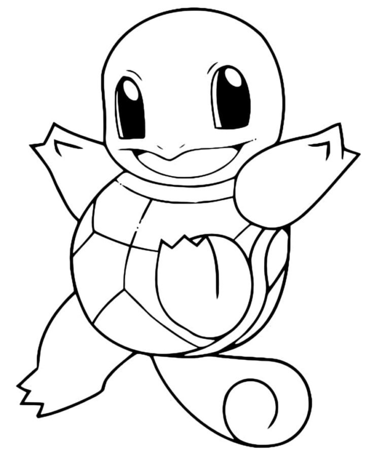 Squirtle Coloring Pages