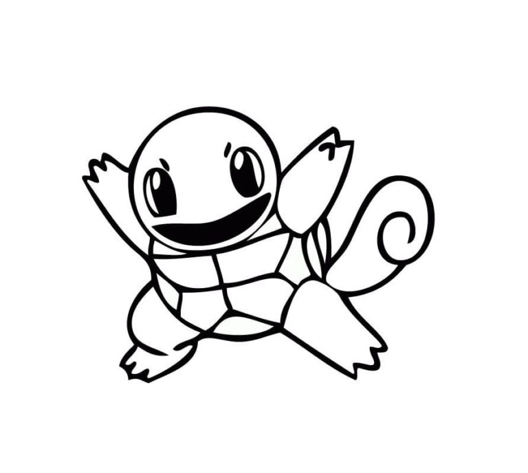 Kolorowanki Squirtle | Darmowe Malowanki do wydruku