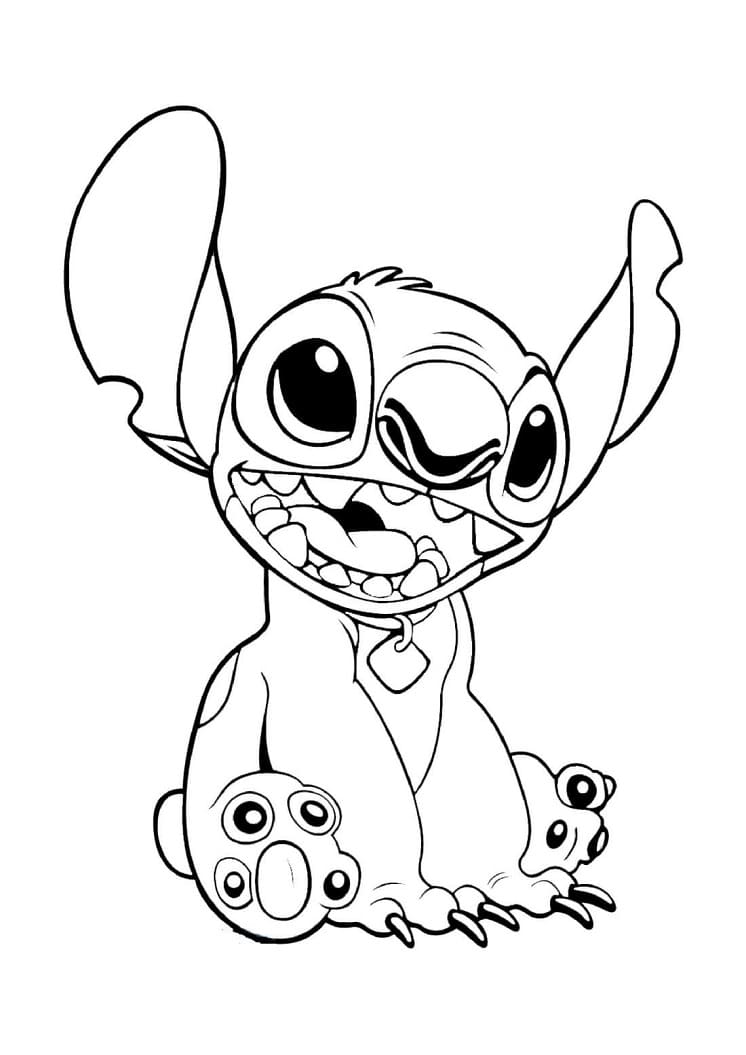 Stitch Coloring Pages