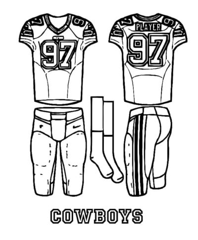 Dallas Cowboys Coloring Pages