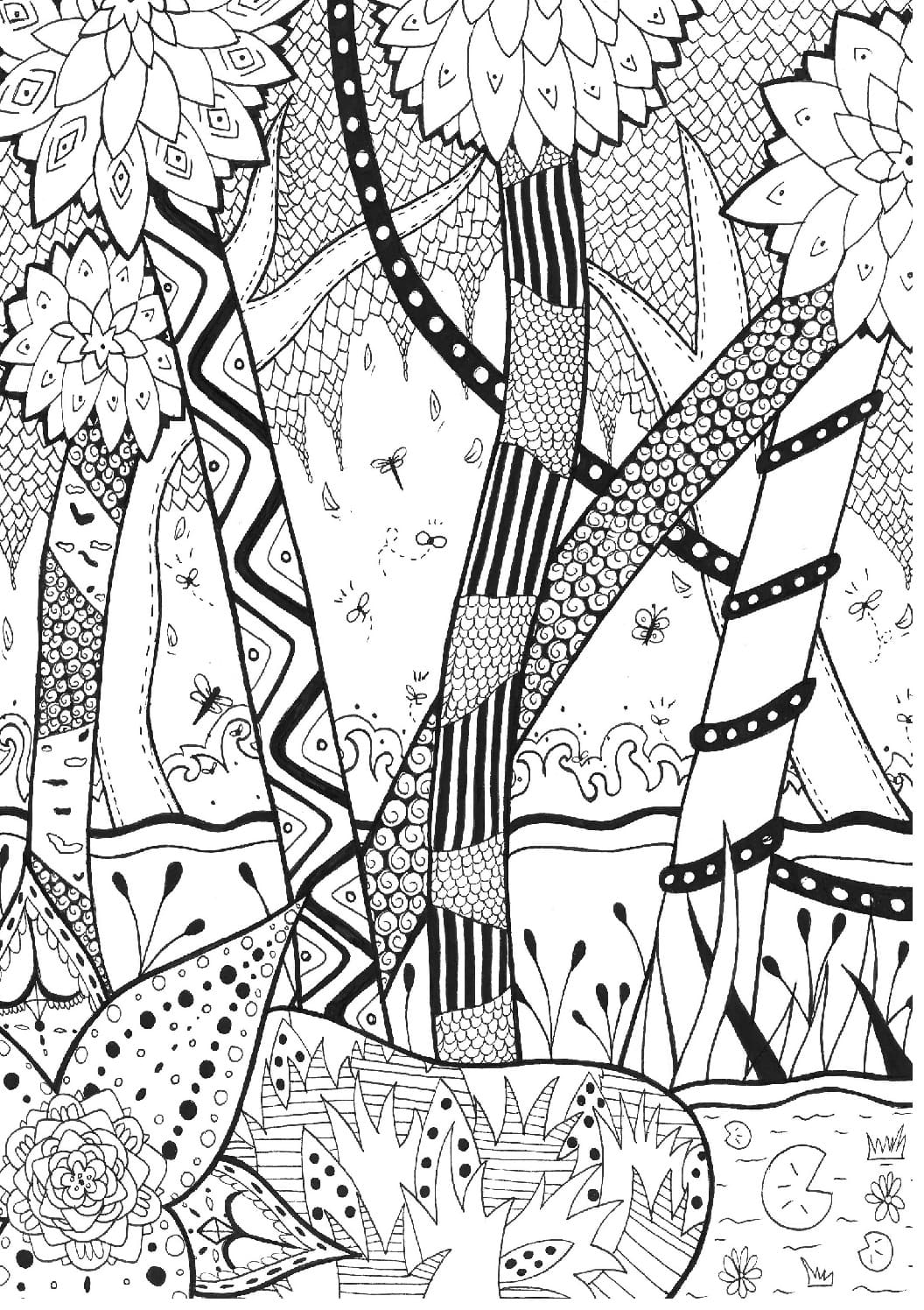 Raskrasil.com-Forest-Coloring-Pages-3