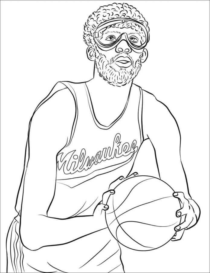 Desenhos de NBA para Colorir