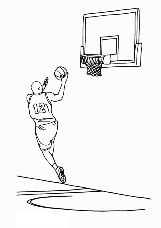 Ausmalbilder NBA | Kostenlos Malvorlagen zum Ausdrucken