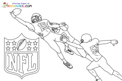 NFL Coloring Pages - Raskrasil.com NFL New Coloring Pages 1 400x267