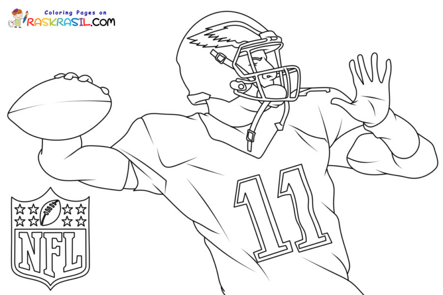 Desenhos de NFL para Colorir