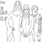 Raskrasil.com-New-Addams-Family-from-Wednesday-Coloring-Pages-1