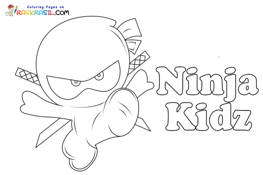 Free Ninjas Coloring Pages