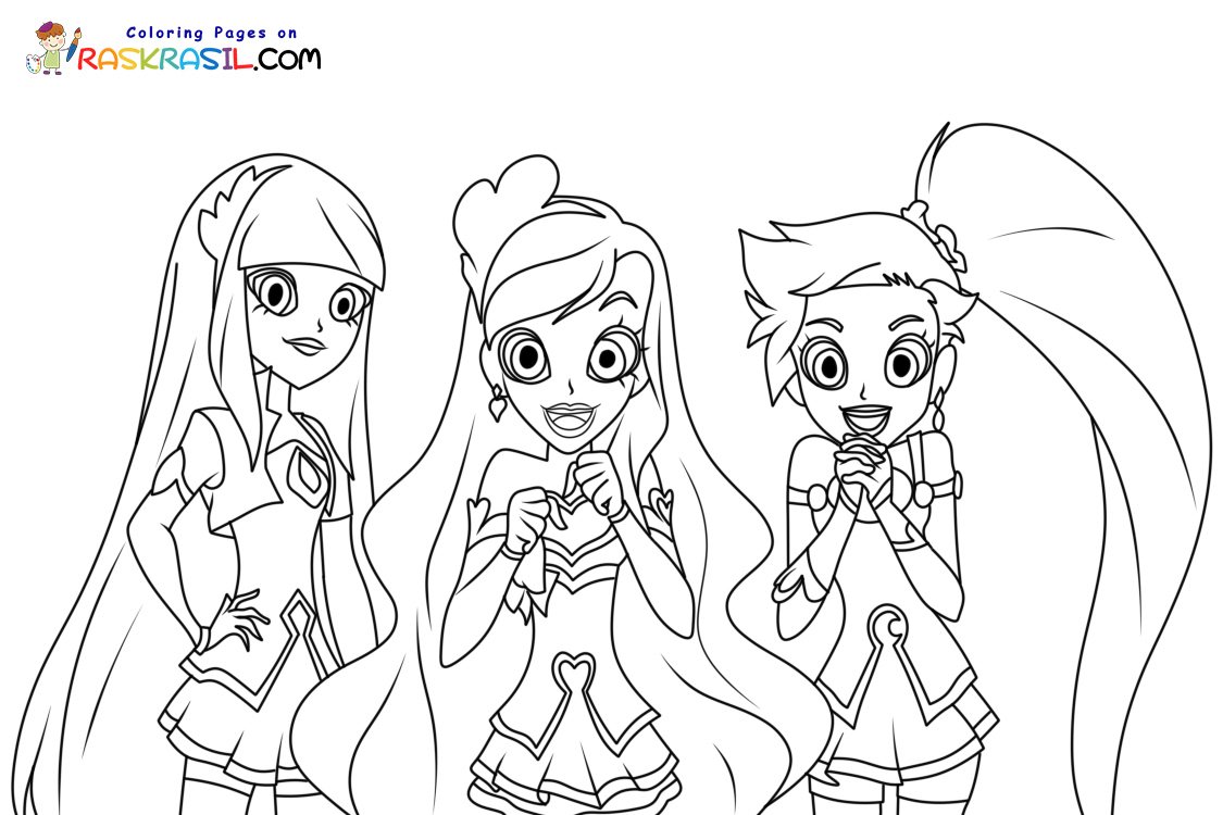 Farm Coloriage Lolirock Amaru Babies Tulamama Animaux Hellokids 