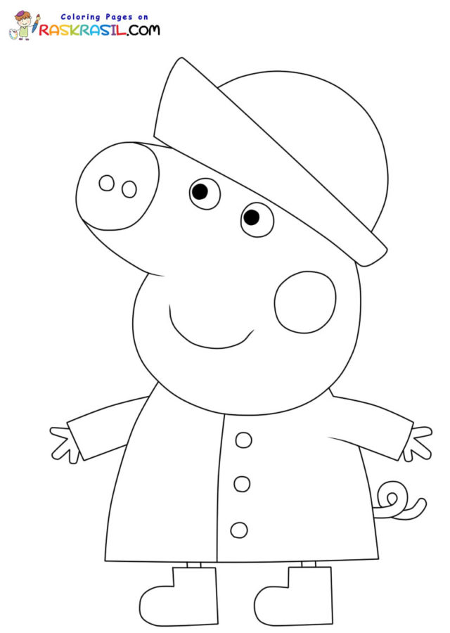 Dibujos de Peppa Pig para Colorear