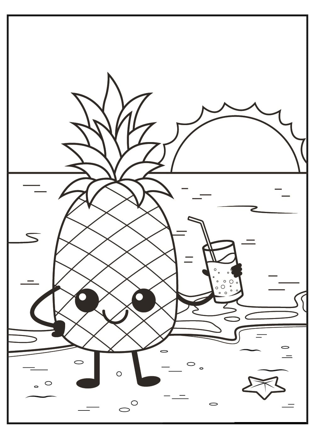 Raskrasil.com-Pineapple-Coloring-Pages-12